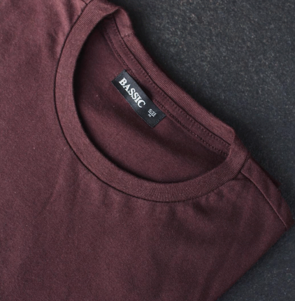 Kaos Oblong Basic Tees Brown - Gambar 2