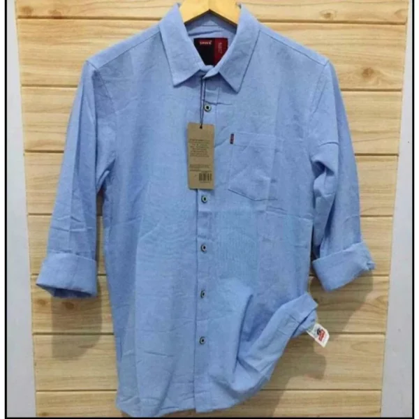 Kemeja Casual Biru